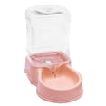 thumbnail image 2 of Distributeur Automatique pour Chat, Automatique, Distributeur de Nourriture pour Animaux, Distributeur d'Eau Rose pour Boire, 2 of 8