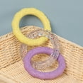 thumbnail image 2 of Binwennn Tug Rings For Dogs 3 Rings Puller Dog Toy Pet Supplies Promotes Teeth Care Exercise Outdoor Teether For Indoor Backyard Play 1pc Dog Indestructible Soft Extra Tough Dog for Large Dogs Dog, 2 of 3