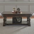 thumbnail image 1 of Liberty Furniture Providence Park Living Room Cocktail Table Brown Hickory Wood, 1 of 8