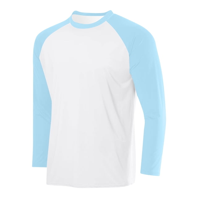 LOVZFMLL Men's Shirts, Colorblock Classic Fashion Crew Neck T-Shirts, Casual Essential Versatile Pullover, Relaxed Fit Fall Clothes