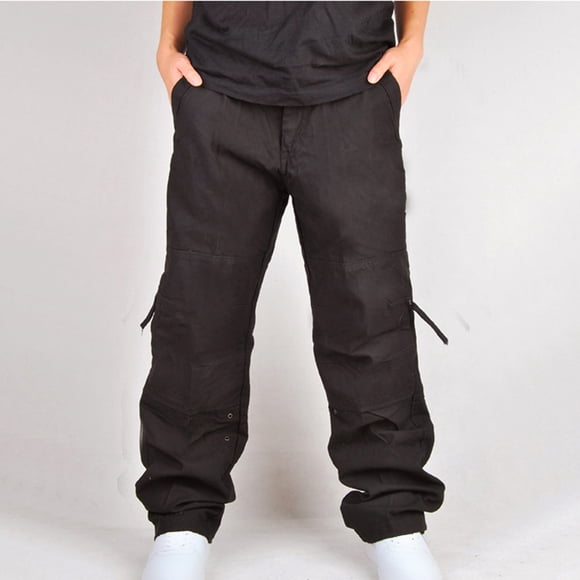 Pisexur Cargo Pants, Men's Solid Multi-Pocket Washed Overalls Outdoor Casual Pants Trousers Athletic Jogger Pants,Summer Casual Lounge Pants 2024