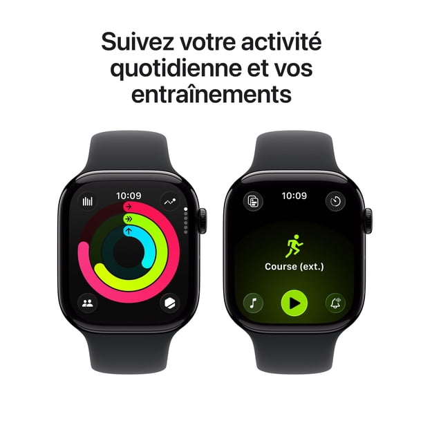 Apple Watch Series 11 GPS 46mm Jet Black Aluminium Case with Black