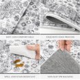 thumbnail image 4 of Farmhouse Kitchen Rugs Sets of Kitchen Runner Rugs Non Slip Washable Boho Kitchen Mats for Floor Indoor Door Mat Entrance Laundry Room Rug Vintage Kitchen Floor Mat Carpet Runner, 4 of 7