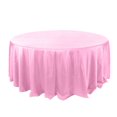 thumbnail image 1 of LNGOOR 108” Wholesale Round Tablecloth Polyester Round Table Linens For Wedding Party Banquet Restaurant -  WHITE, 1 of 10