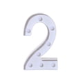 thumbnail image 2 of Vaidha Remote Control Alphabet Letter Lights LED Light Up White Plastic Letters Standin, 2 of 2