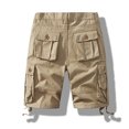 thumbnail image 3 of Birdeem Mens Plus Size Cargo Shorts Multi-Pockets Relaxed Summer Beach Shorts Pants, 3 of 9