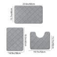 thumbnail image 3 of Halloween Decorations 2024,Rugs Indoor Sets,Rug Mat Carpet,Memory Foam Bath Mat Set,Bathroom Rugs For 5 Pcs Toilet Mats,Universal Soft Comfortable Non-Slip Thick Machine Washable Easier To Dry Dark, 3 of 7