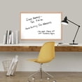 thumbnail image 2 of Quartet Dry-Erase Board, Non-Magnetic, Maple Wood Frame, Whiteboard, 36” x 24”, 2 of 4