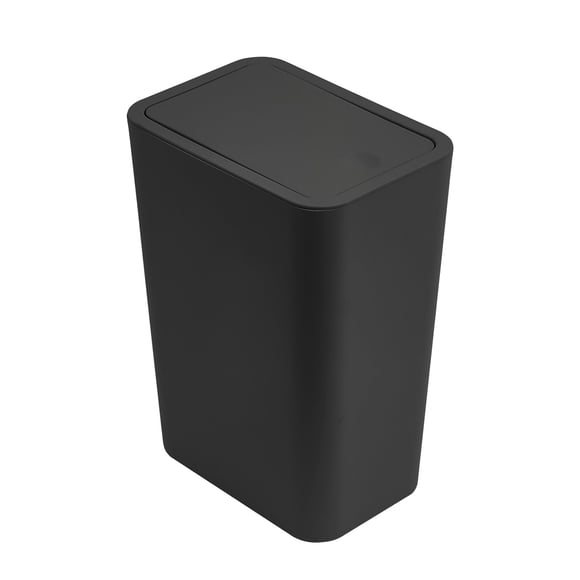 Black Friday deals Up to 50% off TopLLC Bathroom Trash Can With Lid, Small Garbage Can With Press Lid, Plastic Wastebasket With Popup Lid For Toilet, Office, Bedroom, Living Room(13.11x8.74x6.18in)