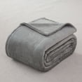 thumbnail image 3 of Mainstays Plush Blanket Gray K, 3 of 5