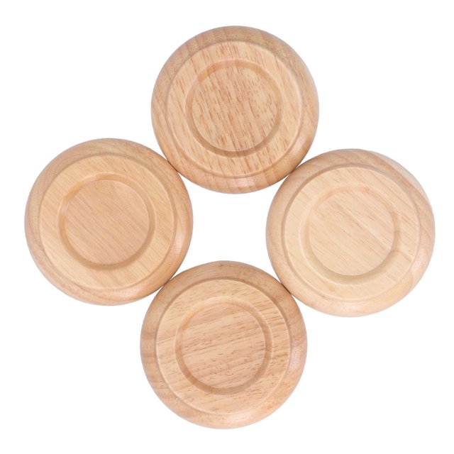 4 Pcs Coupelle de Roulette de Piano, Protecteur de Sol Antidérapant Multifonctionnel pour Pianos Tables