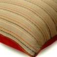 thumbnail image 2 of The HomeCentric Housse de Coussin, Housse de Coussins Décoratifs Orange, Lot de 2, Housse de Coussin Texture à Rayures 22x22 Pouces (55x55 cm), Housse de Coussins Carrés, Housse de Coussin Orange à Rayures - Orange Épicé Gingembre, 2 of 4