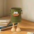 thumbnail image 4 of Pen Holders Cup With Foot Cute Desktop Pencil Storage Organizer With Handle Desk Small Bucket Pails For School Classroom Accessory, 4 of 8