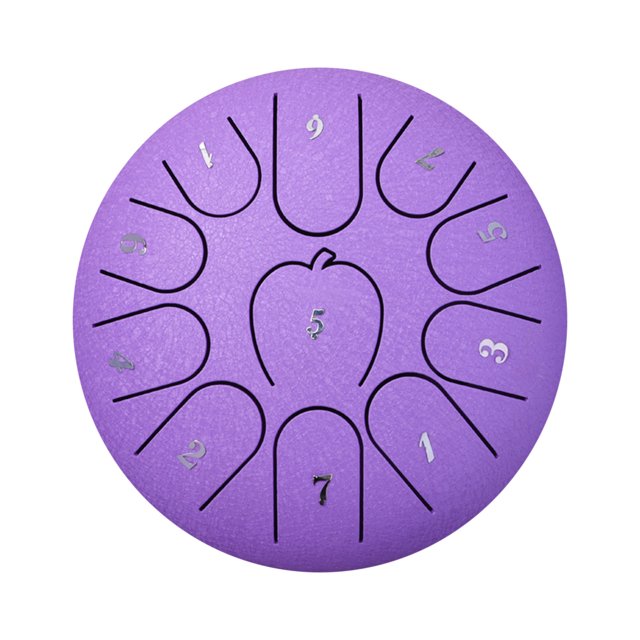 Lksixu Toddler Toys Educational Baby Toys Outdoor Rain Drum 6 Inch 11-note Little Pattern Steel Tongue Drum Outdoor Musical Instruments Create In Your Garden Learning Toys for Kids