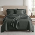 thumbnail image 1 of Opulent Ensemble de Draps en Rayonne de Bambou - Très Grand Lit - Charbon, 1 of 7