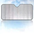 thumbnail image 4 of YIMWNYI Car Sunshade Sunscreen Heat-insulating Curtain, UV Protection Windshield Cover, Reduces Heat, Universal Fit, Compact Storage, Durable Design, Reflective Sun Block, 4 of 9