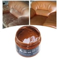 thumbnail image 3 of Rénovateur de Couleur de Cuir Teinture Renouveler Pâte Chaussures Restauration Réparation de Cuir pour Sofa Canapés Sac Brun, 3 of 9