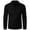 Black, variant on Ketyyh-chn99 Men's Cotton Knit Polo Sweater Men's Long Sleeved Shirt Casual Solid Color Half Zipper Lapel Long Sleeved Shirt Size for 2XL,Navy