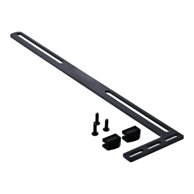 MERIGLARE Support de Carte Graphique Soufflée sur le Côté PC, Support de GPU Réglable en Forme de L avec Vis, Coussinage, Tapis Anti-Rayures, Noir, Support de Ventilateur de Refroidissement pour PC Bricolage
