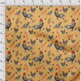 thumbnail image 4 of oneOone Cotton Flex Pale Orange Fabric Hen Sewing Craft Projects Fabric Prints By Yard 40 Inch Wide-RV, 4 of 5