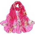 thumbnail image 1 of Birdeem Mode Femmes Pêche Imprimé Longue Foulard Douce Enveloppante Châle Foulards pour Dames, 1 of 1