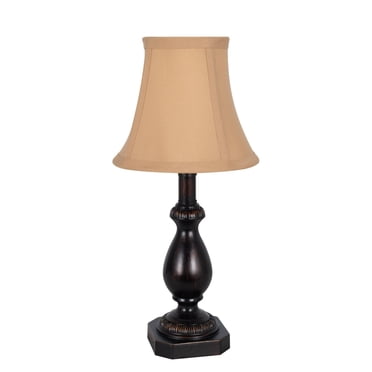 Mainstays 14.5 inch Camel and Bronze Accent Lamp