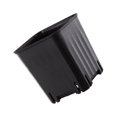thumbnail image 2 of MesaSe Flowerpot Nursery Pot Plant Pots Planter Plastic Space Saving Square Shatterproof Stackable Garden Office Window Accessory Transparent, 2 of 10