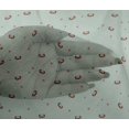 thumbnail image 3 of oneOone Viscose Chiffon Fabric Dot & Face Dog Print Fabric BTY 42 Inch Wide, 3 of 4