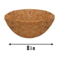 thumbnail image 2 of Lksixu Hanging Basket Coconuts Fiber Planter Inserts Replacement Liner For Flower Pot, 2 of 2