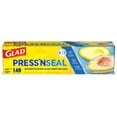 thumbnail image 1 of Glad Press'n Seal Plastic Food Wrap, 140 Square Foot Roll, 1 of 8