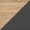 Light Brown/Grey, variant on CorLiving Cole Rectangle Engineered Wood Indoor Coffee Table with 4 Open Shelves, Dark Grey