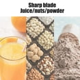 thumbnail image 2 of 150W Portable USB-C Rechargeable Blender with 6 Sharp Blades, 460ml Large Capacity, IP7 Waterproof & Auto-Clean Function, 22000r/min High Speed, 2×7.4V 2000mAh Batteries, 3.5-4H Charge, ABS Material, 2 of 6