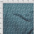 thumbnail image 3 of oneOone Silk Tabby Teal Blue Fabric Asian Block Sewing Material Print Fabric By The Yard 42 Inch Wide, 3 of 5