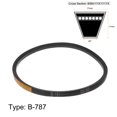 thumbnail image 2 of Unique Bargains B-787 V-Belts Drive Belt 787mm Inner Girth Rubber for Power Transmission, 2 of 6