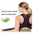 thumbnail image 3 of Yeacher Adjustable Orthopedic Back Support Belt Back Sports Equipment Shoulder Protector Posture Corrector Lumbar Support, 3 of 7