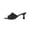 Black, variant on Tauxra Women's Casual Low Heel Sandals, Comfortable Textured Knit Mules with Stable Block Heel, Open Toe and Slide on Design for Everyday Wear