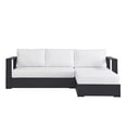 thumbnail image 4 of Modway Tahoe Sectionnel de Mobilier de Patio Extérieur 2 Pcs, Blanc, 4 of 8