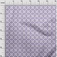 thumbnail image 3 of oneOone Cotton Silk Purple Fabric Geometric Triangle Craft Projects Decor Fabric Printed By The Yard 42 Inch Wide, 3 of 4