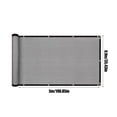 thumbnail image 1 of Filet d'Ombrage pour Balcon Écran d'Intimité de Balcon Couverture de Remplacement Anti-Soleil Rafraîchissant Résistant aux Intempéries Clôture Pare-Vent pour Extérieur Cour Arrière Patio Gris Pâle, 1 of 9
