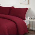 thumbnail image 2 of Swift Home Ultra Soft Solid Duvet Cover Set, King, Red, 2 of 4