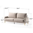 thumbnail image 4 of Zinus Colton 76 inch 3 Seat Upholstered Sofa Couch, 4 of 9