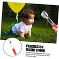 thumbnail image 4 of Cuillère Musicale Instrument Main Percussion Outil d'Éducation au Rythme Cuillère en Métal pour Enfants Musique, 4 of 8