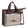 thumbnail image 1 of Liquidation et Promo, Housse de Protection Transparente pour Rangement de Sacs, Sac de Rangement Suspendu pour Garde-Robe, Sac à Vêtements Anti-Poussière et Imperméable, Organisateur de Vêtements Pratique pour Garde-Robe $BS$3, 1 of 7