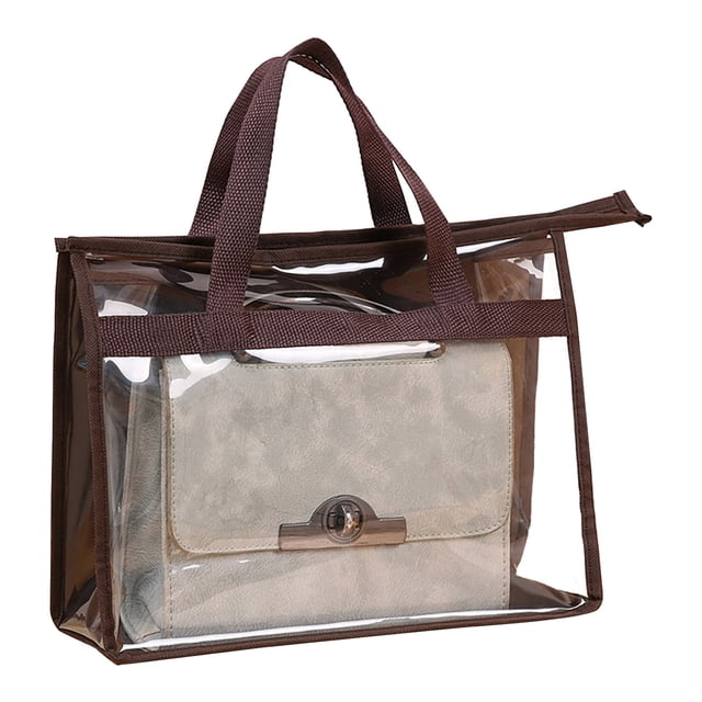 Liquidation et Promo, Housse de Protection Transparente pour Rangement de Sacs, Sac de Rangement Suspendu pour Garde-Robe, Sac à Vêtements Anti-Poussière et Imperméable, Organisateur de Vêtements Pratique pour Garde-Robe $BS$3
