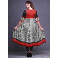 thumbnail image 4 of Bimba Kurtis Indiennes pour Femmes Imprimées, Kurti Anarkali Ligne A, Robe Décontractée, 4 of 5