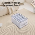 thumbnail image 4 of Meitianfacai Clothes Organizer Storage Box, Foldable Clothing Storage Box Wardrobe Classification Container Household Clothing Bedroom Socks Pants Drawer Organizers, 4 of 7