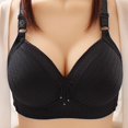 thumbnail image 1 of UPPADA Full Coverage Plus Size Bra Convenient Front Button Bras Cool Liftup Bra Super Gather Wireless Push-Up Bra Lifting Bras Breathable Underwear Bra, 1 of 6