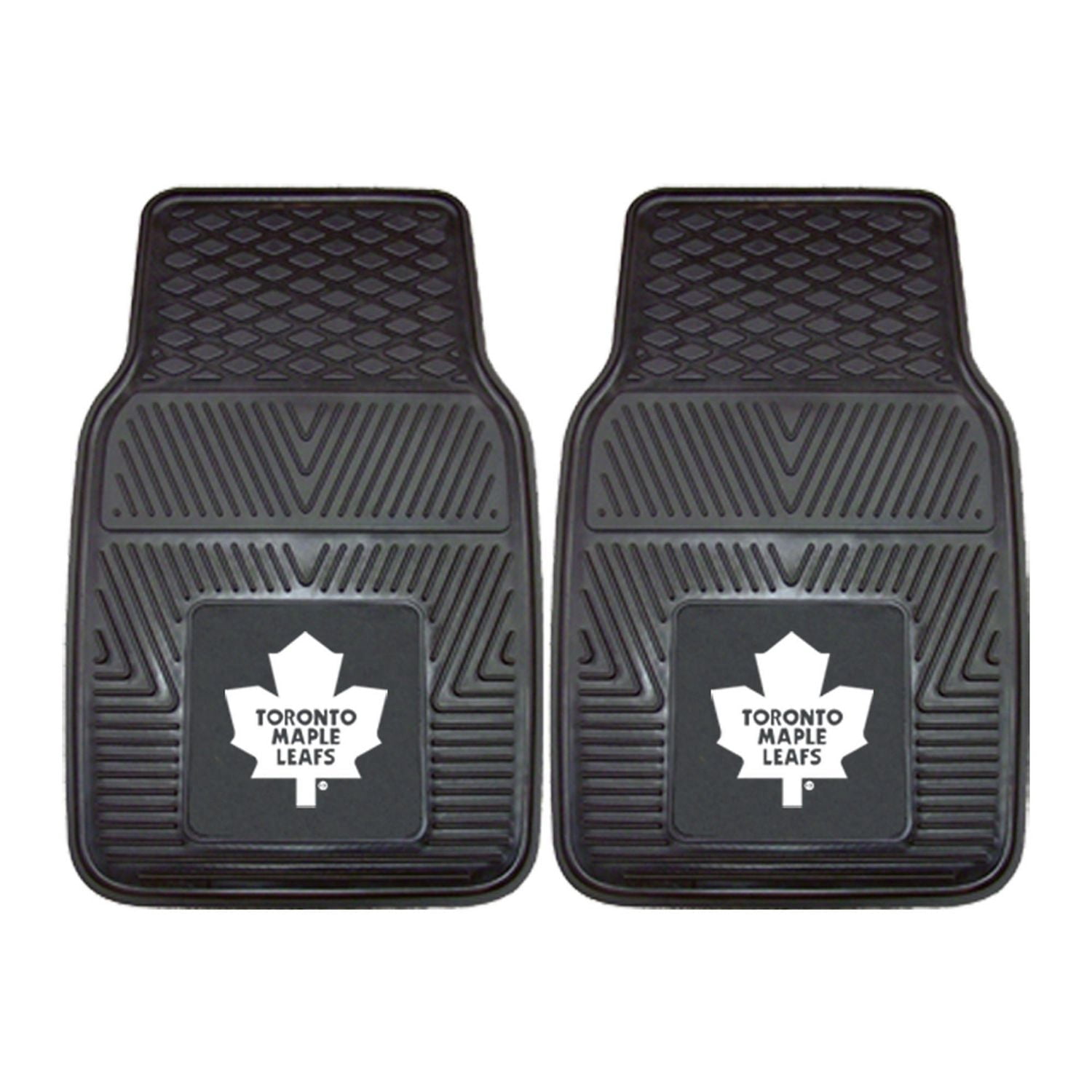 FanMats NHL Toronto Maple Leafs Vinyl Car Mat– Set of 2