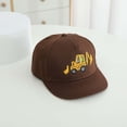 thumbnail image 2 of MIASHUI Kids Hat Toddler Boys Girls Embroidery Excavator Baseball Cap,Coffee,2-8 Years, 2 of 4