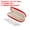 Rouge, variante sur Unique Bargains Étui Rigide pour Lunettes, Lot de 2 Étui pour Lunettes Unisexe Étui Rigide Concis pour Lunettes Femmes Hommes, Noir